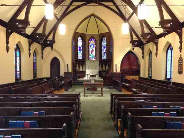 cathedral after fire damage repair in stamford