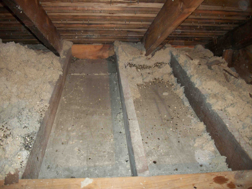Dusty attic