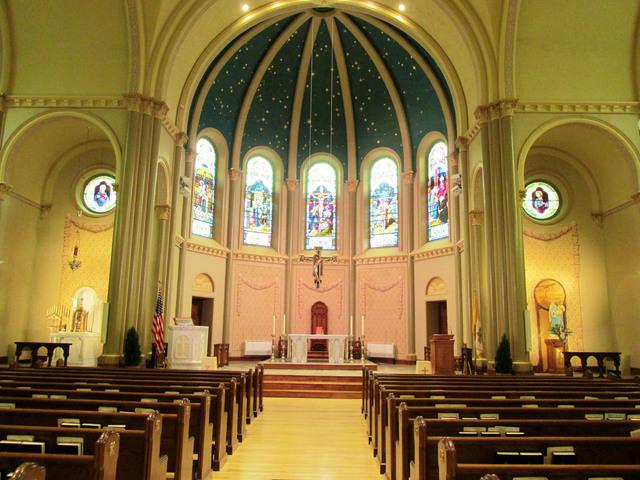 The alter restored.