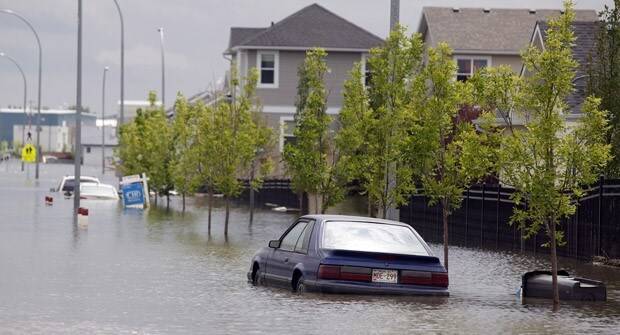 flooded street