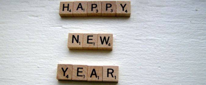 Happy New Year sign