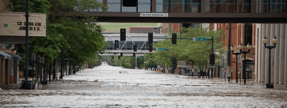 flooded street